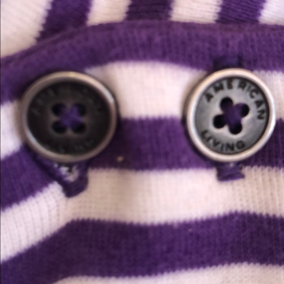 American Living Purple pullover top 100 percent cotton - Picture 3 of 7